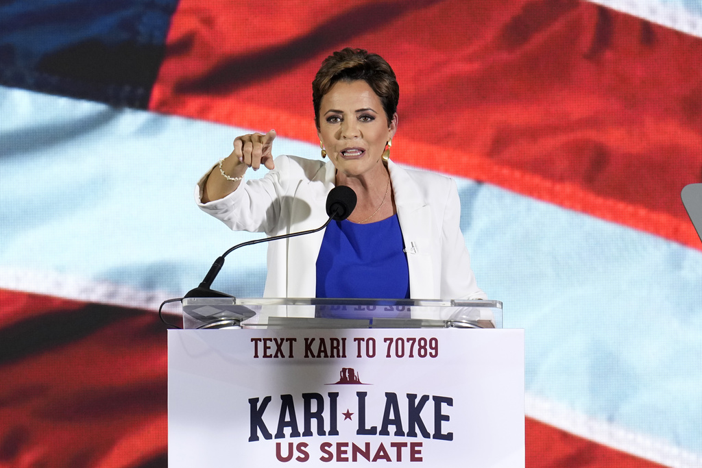Kari Lake begins Senate campaign as she keeps fighting her loss in the